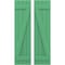 Ekena Millwork Americraft 4-Board (2 Batten) Wood Joined Board-n-Batten Shutters w/ Z-Bar, ARW102BB414X77LPH, PR ARW102BB414X77LPH - alternate 1